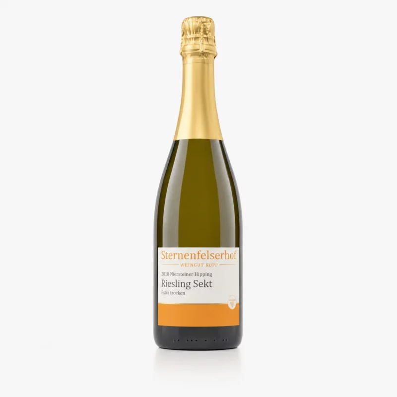 2022 Niersteiner Hipping Riesling Sekt extra trocken vom Weingut Kopp, Packshot
