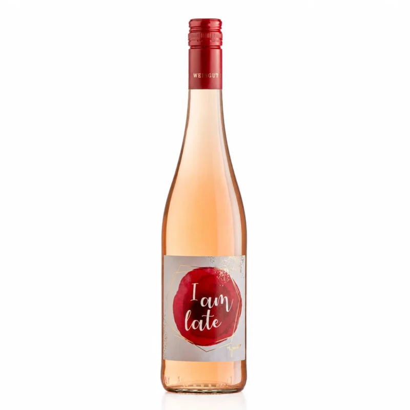 2025 I AM LATE - Spätburgunder Rosé feinherb vom Weingut Kopp, Packshot