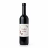 Merlot trocken, Bordeauxflasche mit Korken – Packshot